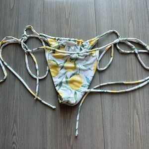 Farago the Label Lemon Print Bikini Bottom